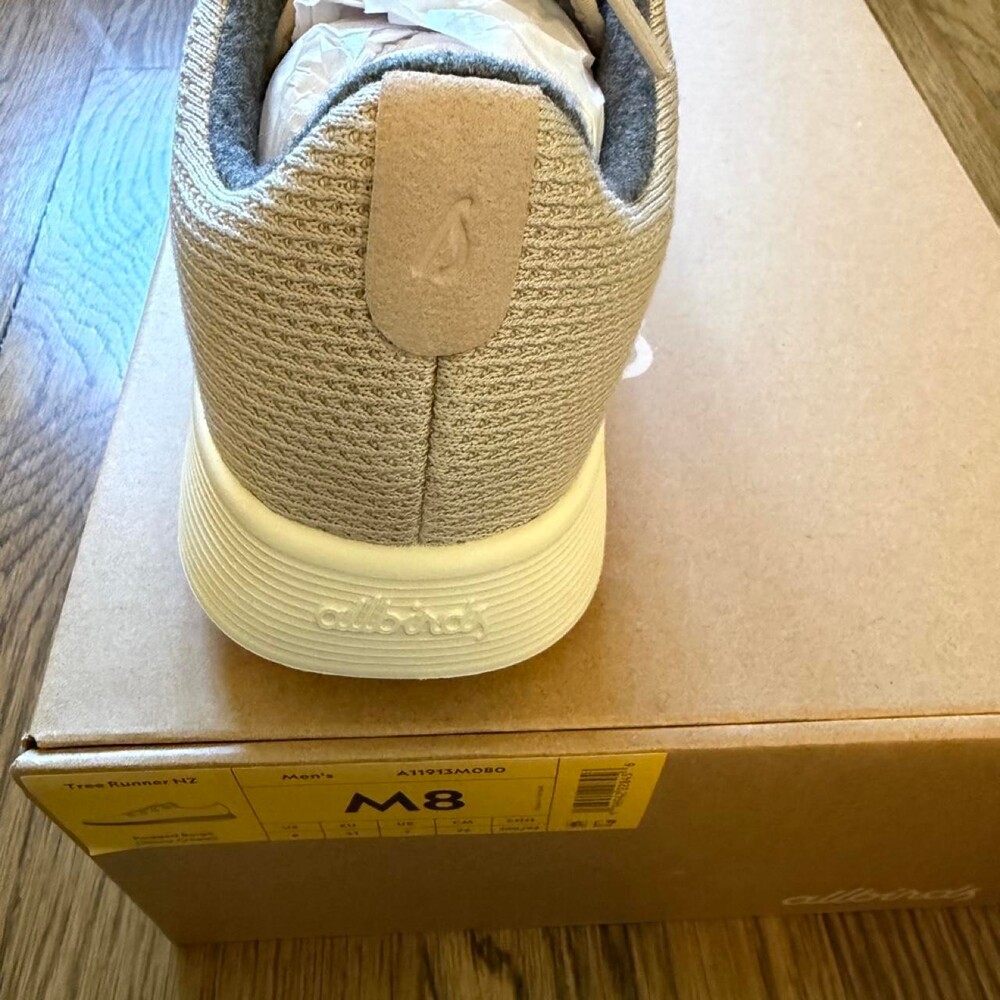 Allbirds Tree Runner in cream & tan M8 #allbirds #sustainable - Picture 3 of 3